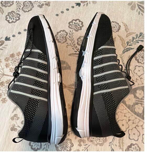APEX Bolt Knit Lace Up Active Orthopedic Shoes Black/Gray Men\'s 13 XWide main image 6